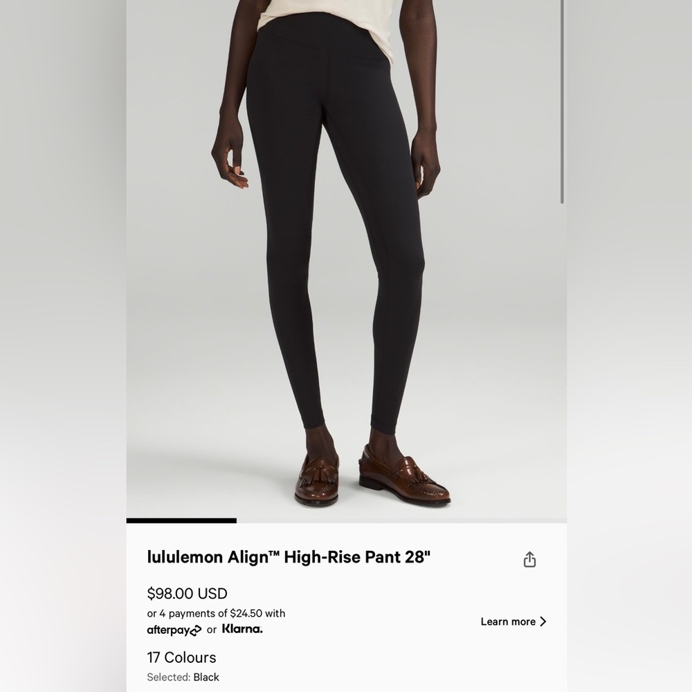 Lululemon align high-rise leggings